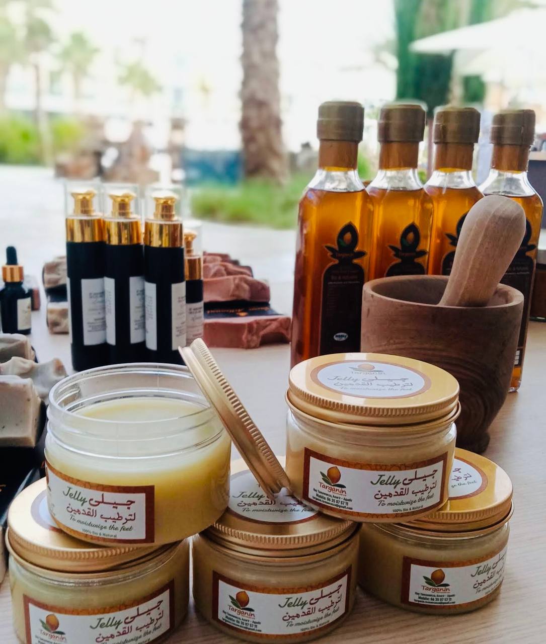 Créer des cosmétiques avec Femme Targanine à Taghazout