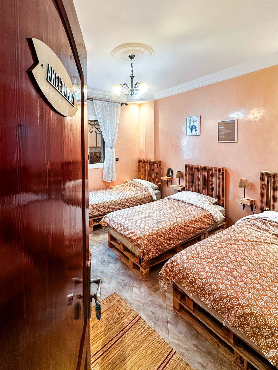 Surf house interior near Taghazout