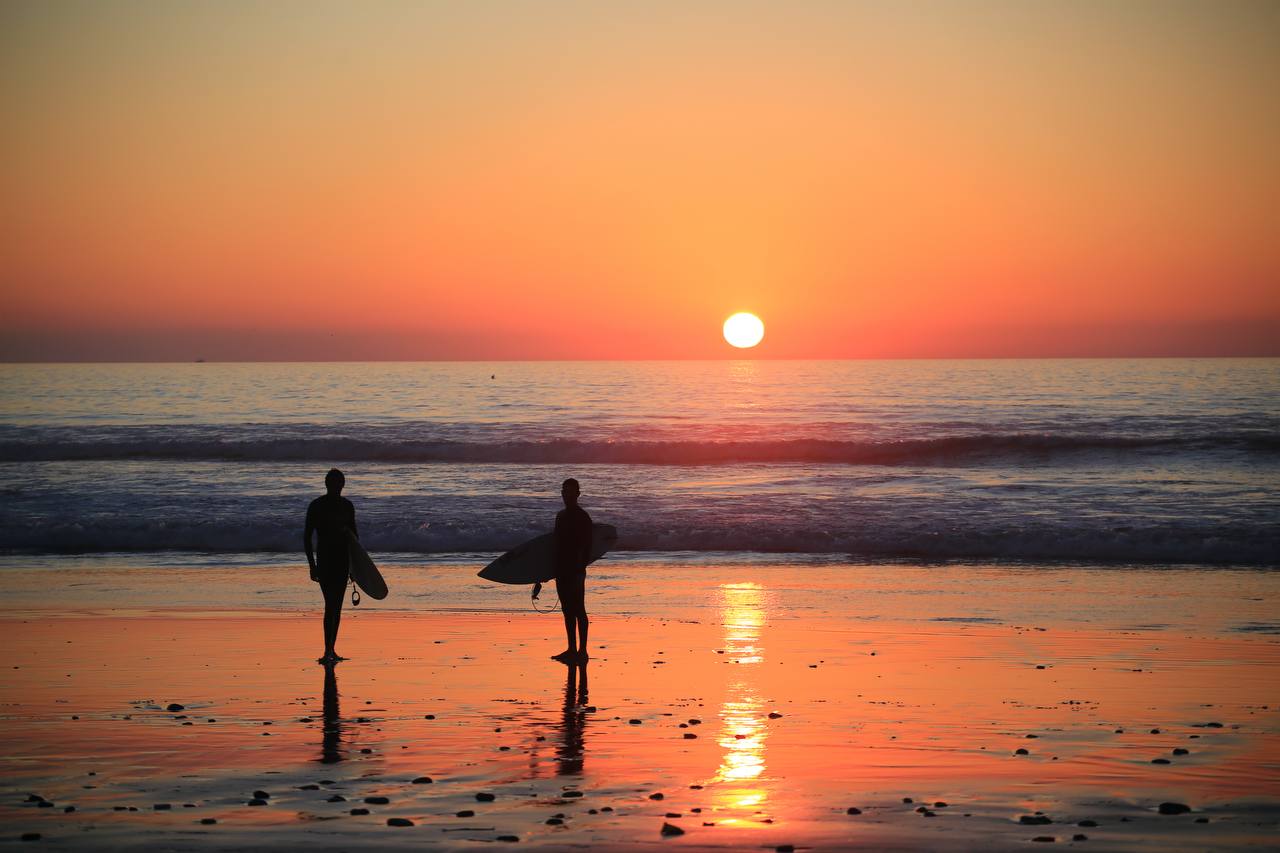 Agadir surf spot near Agadir city beach / Marina zone